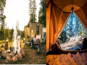冬キャンプ　写真