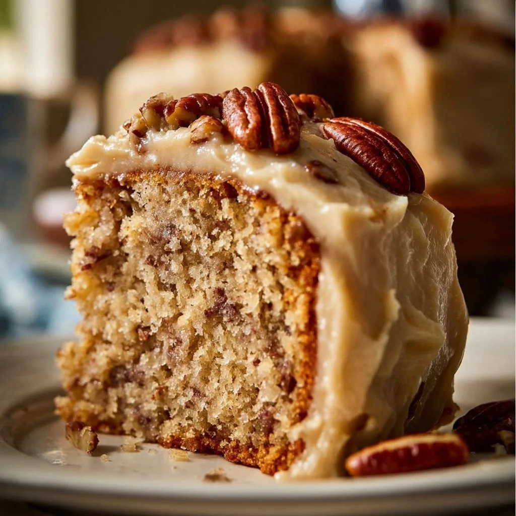 Butter Pecan Cake Layers