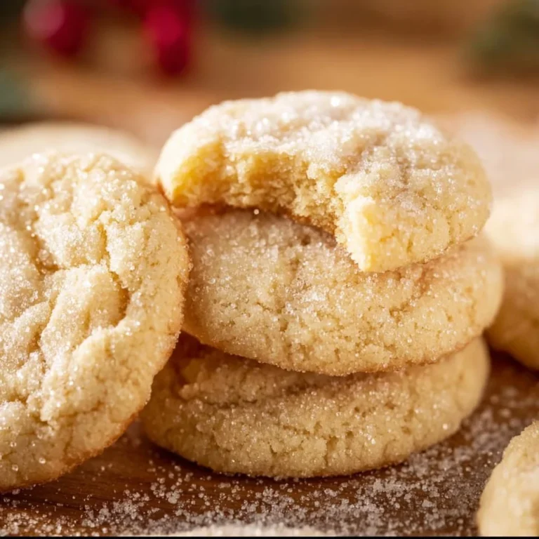 Delicious chewy sugar cookies on a plate, perfect for any celebration