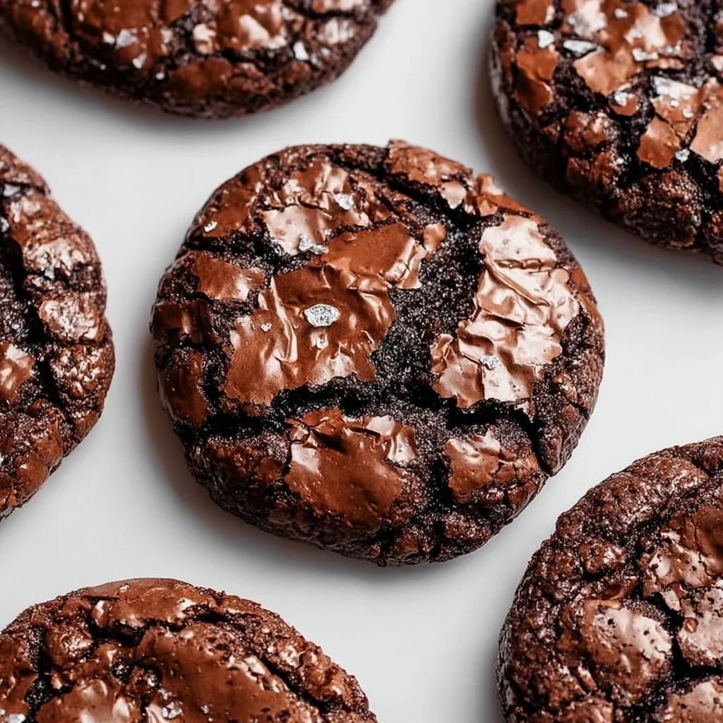 Delicious gourmet brownie cookies with rich chocolate and chewy texture