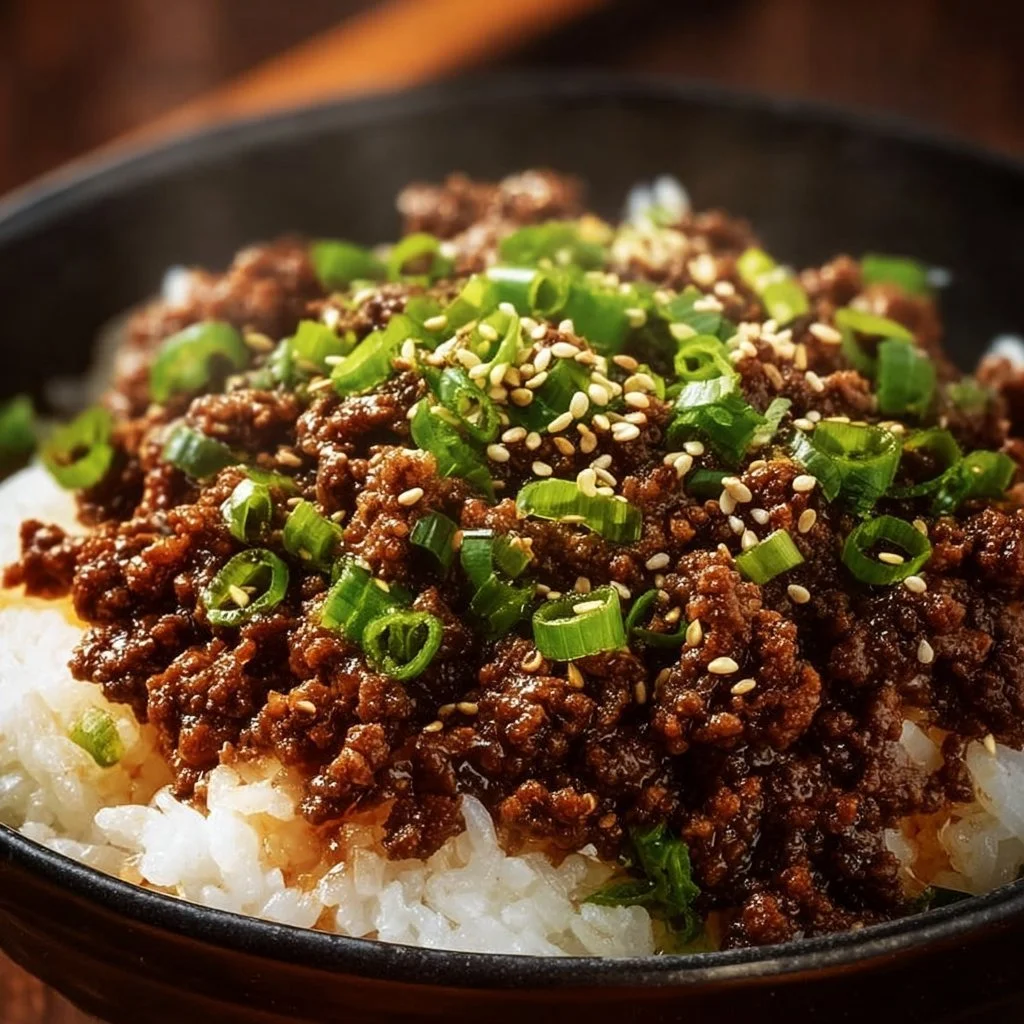 Korean Ground Beef Bowl