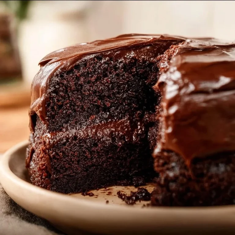 Delicious Matilda's Chocolate Cake with rich frosting and chocolate layers