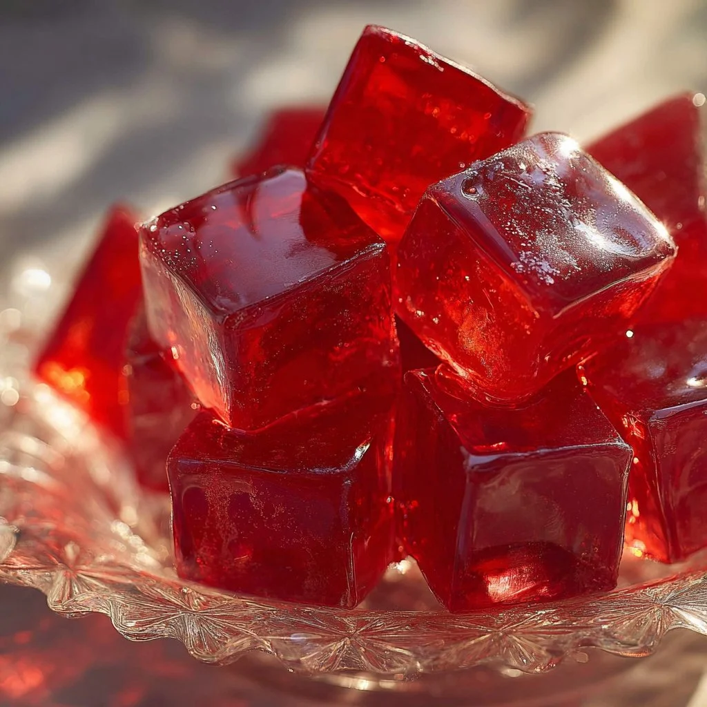 Colorful vegan gelatin fruit jelly dessert in bowls