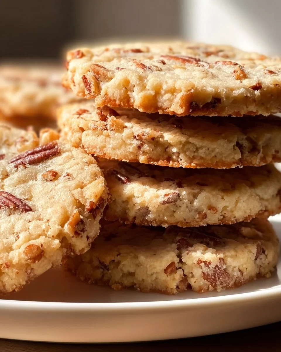 Butter Pecan Icebox Cookies