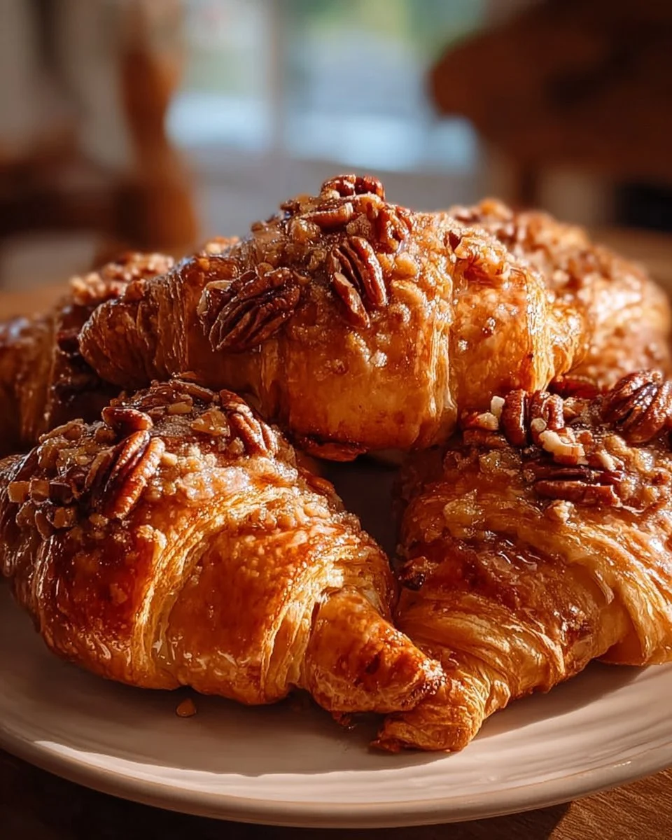 Honey Pecan Croissants