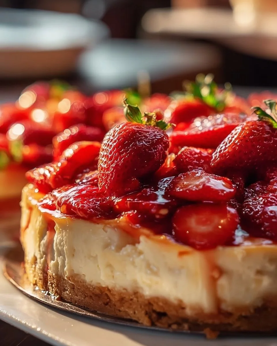 Strawberry Cream Cheese Dump Cake