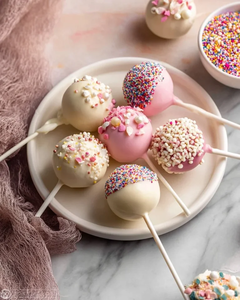 Colorful and delightful Cake Pops displayed on a platter