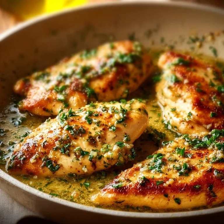 Quick Garlic Butter Chicken dish with herbs and spices