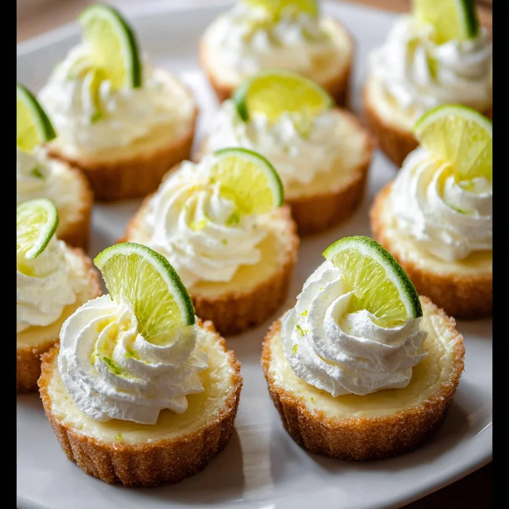 Tequila Lime Mini Cheesecakes